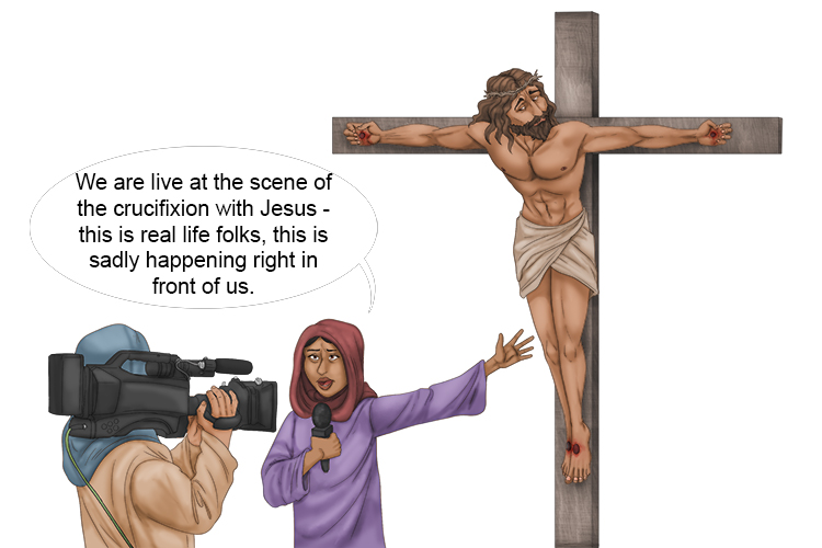 It's crucial to understand that it wasn't fiction (crucifixion): Jesus really did die on the cross.